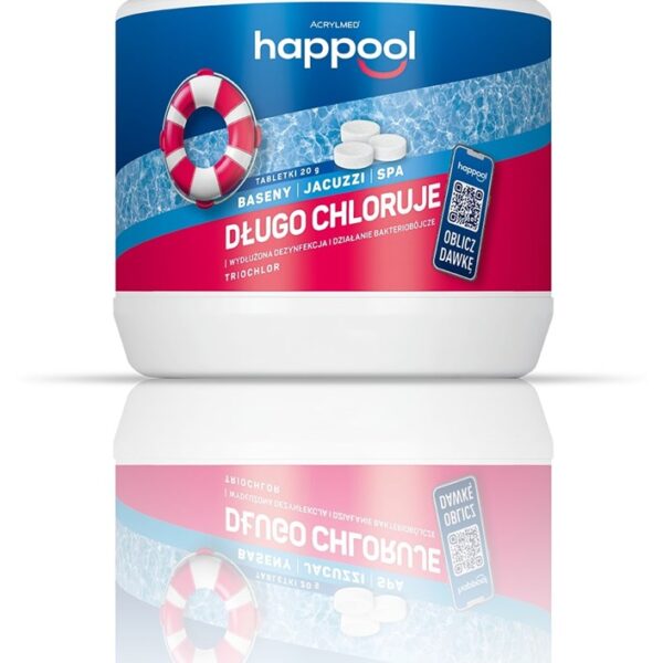 Acrylmed TRIOCHLOR Slow-release chlorine tablets, 20 g / 0,8 kg