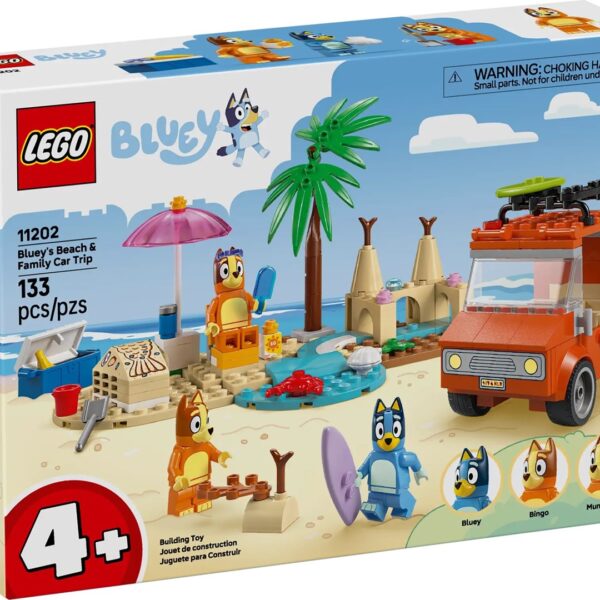 LEGO BLUEY 11202 Bluey's Beach & Family Car Trip
