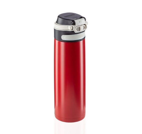 Leifheit 03273 travel mug 600 ml Black, Red Stainless steel