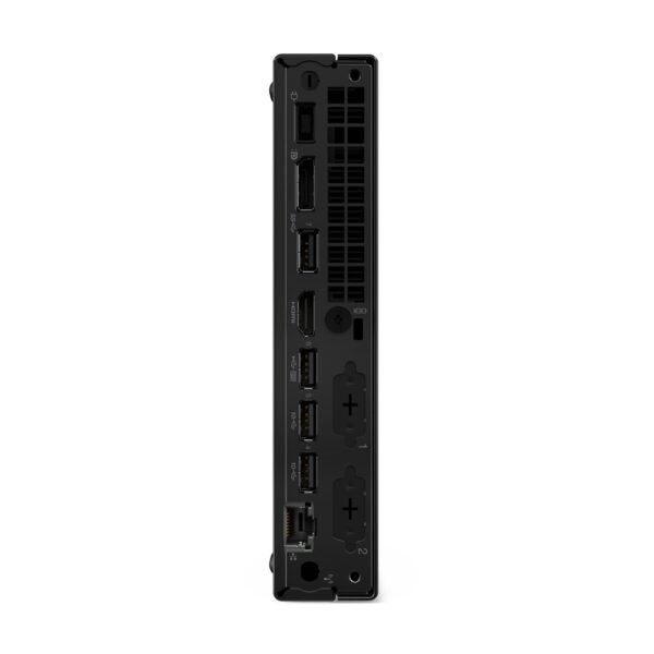 Lenovo ThinkCentre M70q Gen 5 Intel® Core™ i3 i3-14100T 8 GB DDR5-SDRAM 256 GB SSD Windows 11 Pro Mini PC Black