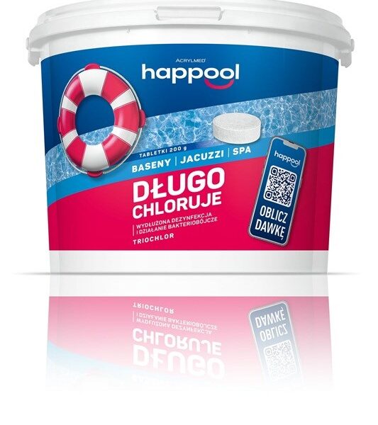 Acrylmed TRIOCHLOR Slow-release chlorine tablets, 200 g / 3 kg