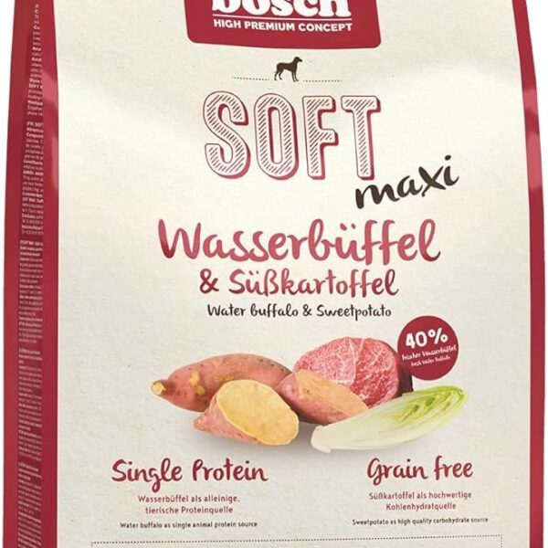 BOSCH Soft Maxi Water buffalo and sweet potatoes - dry dog food - 2,5kg